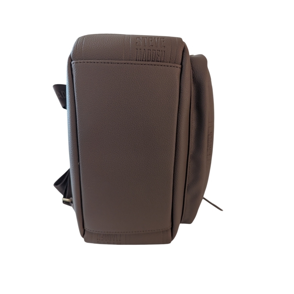 Steve Madden Chocolate Brown Backpack with Fringe - Picture 6 of 13